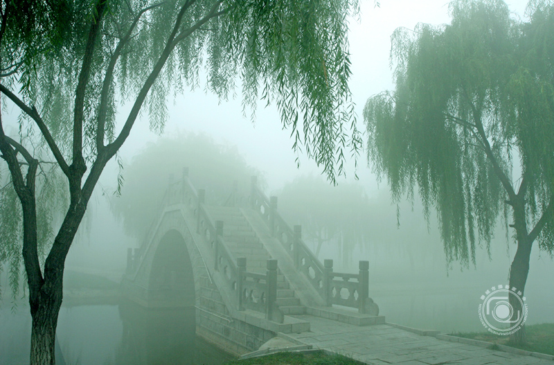 古运河道，江北水城：《水城晓雾》.jpg