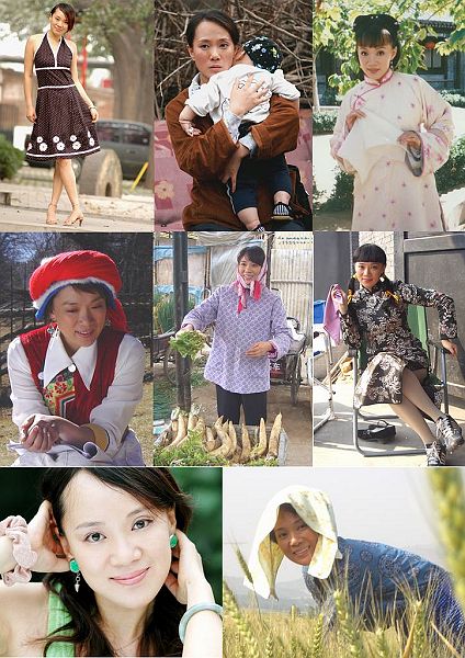 2012年10月5日，影视演员唐唐在电影《幸福的小杨屯》拍摄现场。 (25).jpg