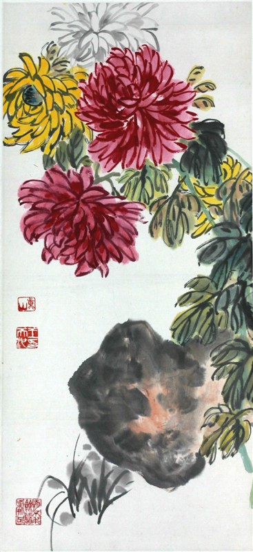 王天池-菊石图.jpg