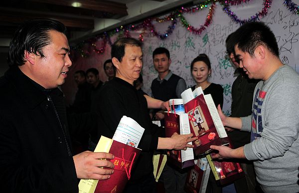 2013年2月23日，在济南工作的聊城籍老乡聚会现场。