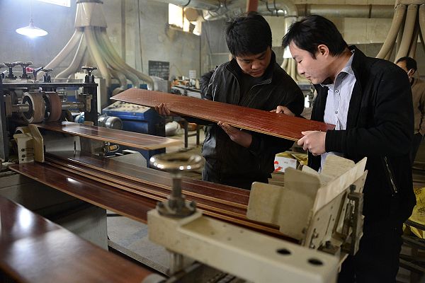 山东省茌平县凯瑞装饰材料有限公司生产车间