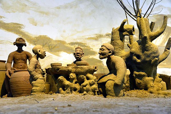 黄源黑陶艺术馆的展品
