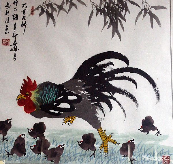 国礼画家吴进良的部分作品。