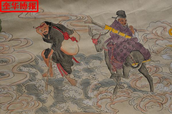 2014年9月22日， 今年89岁的山东省茌平县杜郎口镇张海子村老画家张宗源的绘画作品