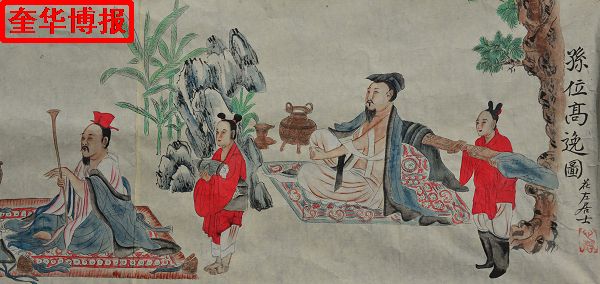 2014年9月22日， 今年89岁的山东省茌平县杜郎口镇张海子村老画家张宗源的绘画作品