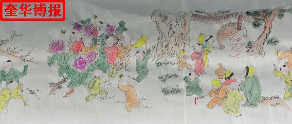 2014年9月22日， 今年89岁的山东省茌平县杜郎口镇张海子村老画家张宗源的绘画作品