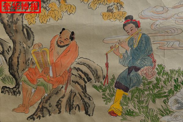 2014年9月22日， 今年89岁的山东省茌平县杜郎口镇张海子村老画家张宗源的绘画作品