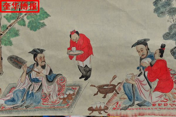 2014年9月22日， 今年89岁的山东省茌平县杜郎口镇张海子村老画家张宗源的绘画作品