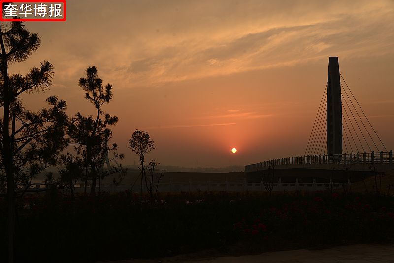 夕阳无限好尽在茌平金牛湖