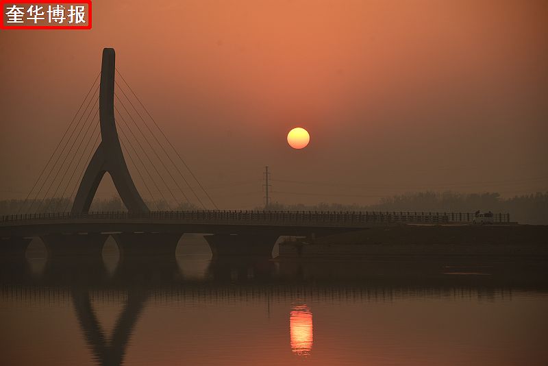 夕阳无限好尽在茌平金牛湖