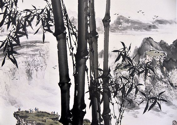 奎华播报：李德茂墨竹书法作品选