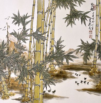 奎华播报：李德茂墨竹书法作品选