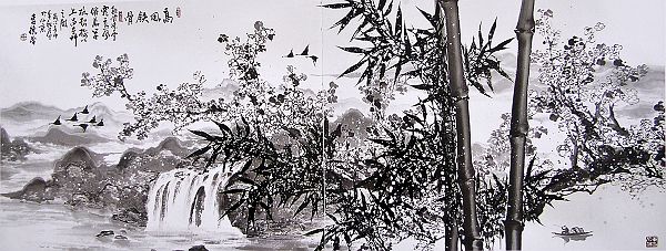 奎华播报：李德茂墨竹书法作品选