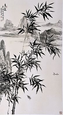 奎华播报：李德茂墨竹书法作品选