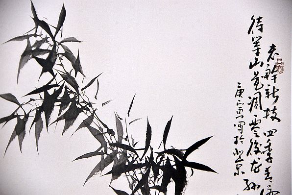 奎华播报：李德茂墨竹书法作品选
