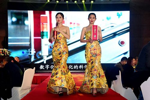 2017年12月2日，贵州国台酒聊城品鉴会，美女艳丽来助兴。 (14).jpg