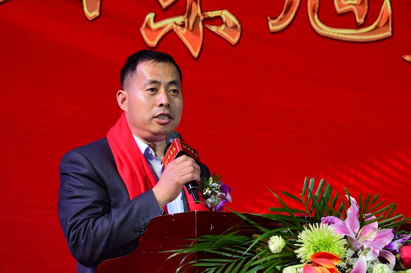 2018年3月16日，山东旭天标识见义勇为爱心基金捐赠仪式现场。