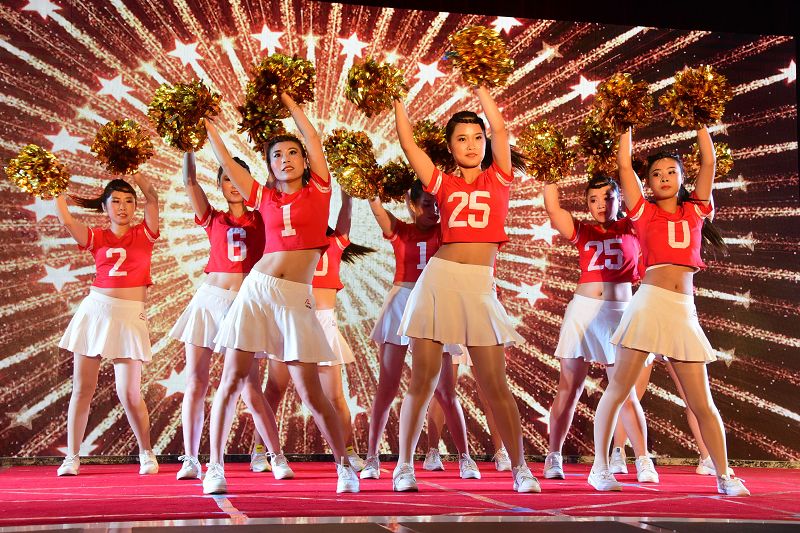 2018年6月1日，山东省茌平县新阳光幼儿园庆六一文艺演出现场。
