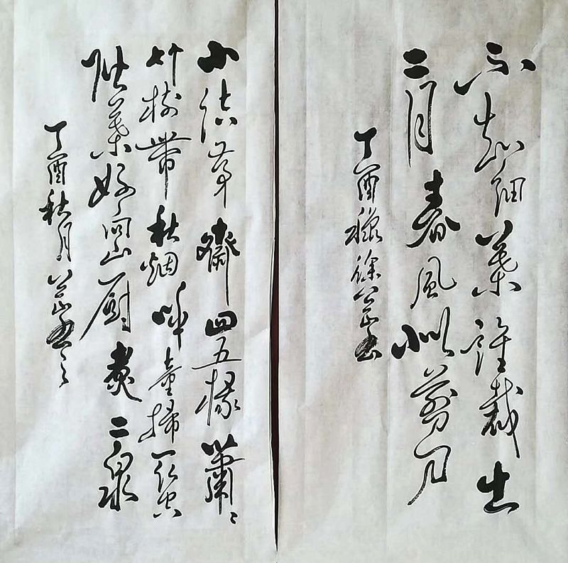 2018年7月4日，书法家徐公正先生与其作品。 (12).jpg