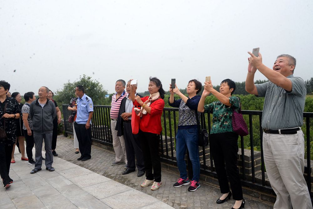 2018年9月16日，住山东省茌平县肖庄镇许庄村知识青年回“家”活动现场。