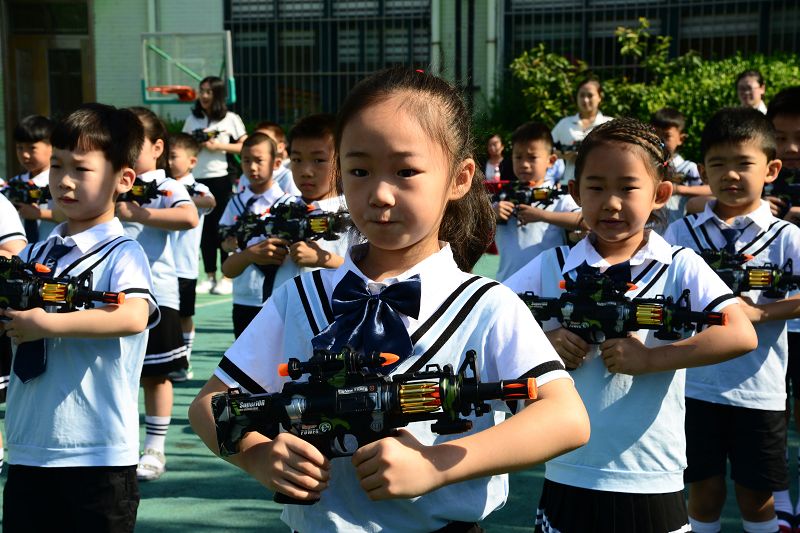 2019年6月10日，茌平县翰林幼儿园“国际文化交流日”活动现场。 (8).JPG