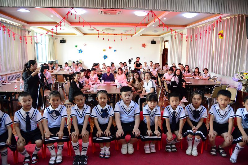 2019年6月10日，山东省茌平县翰林幼儿园“国际文化交流日”活动现场。