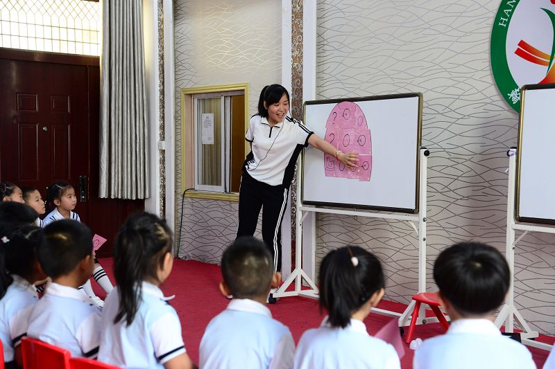 2019年6月10日，山东省茌平县翰林幼儿园“国际文化交流日”活动现场。