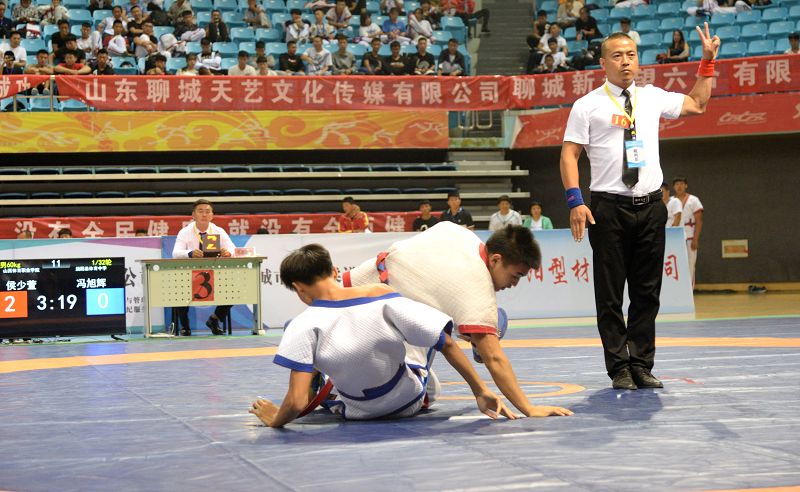 2019年9月16日，2019年全国中国式摔跤U17青年锦标赛在山东聊城开幕比赛现场。 (48).JPG