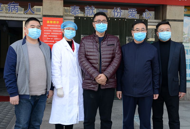 2020年2月20日，山东省茌平区人民医院为杨华、赵冲同医生援助武汉送行现场。 (13).JPG